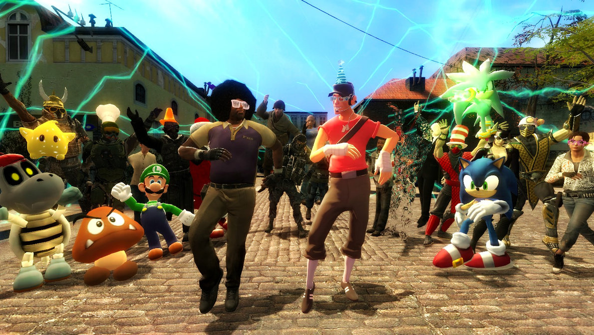 Cherchez pas a comprendre, c'est Garry's Mod.